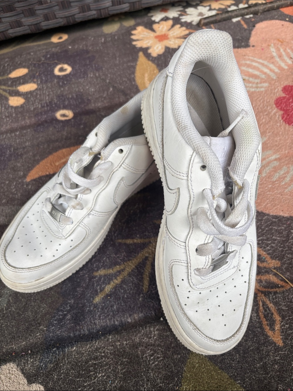 Kids White Sneakers - Classic Casual Athletic Shoes